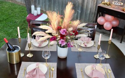 A Backyard Dinner Party with Boho Vibes