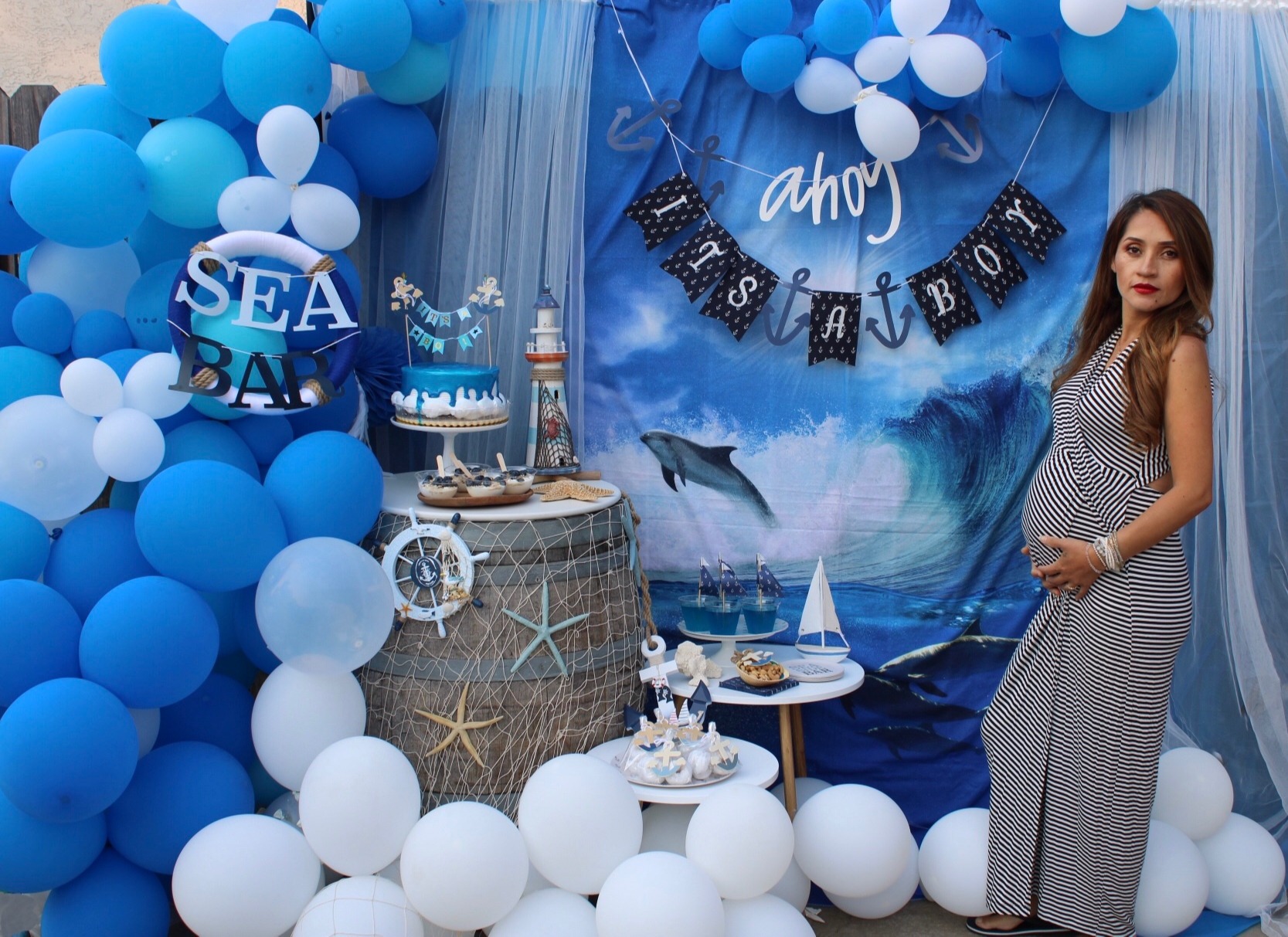 Ahoy its Boy! Nautical Baby Shower - Party Design, Styling and Decoration - North Bay California