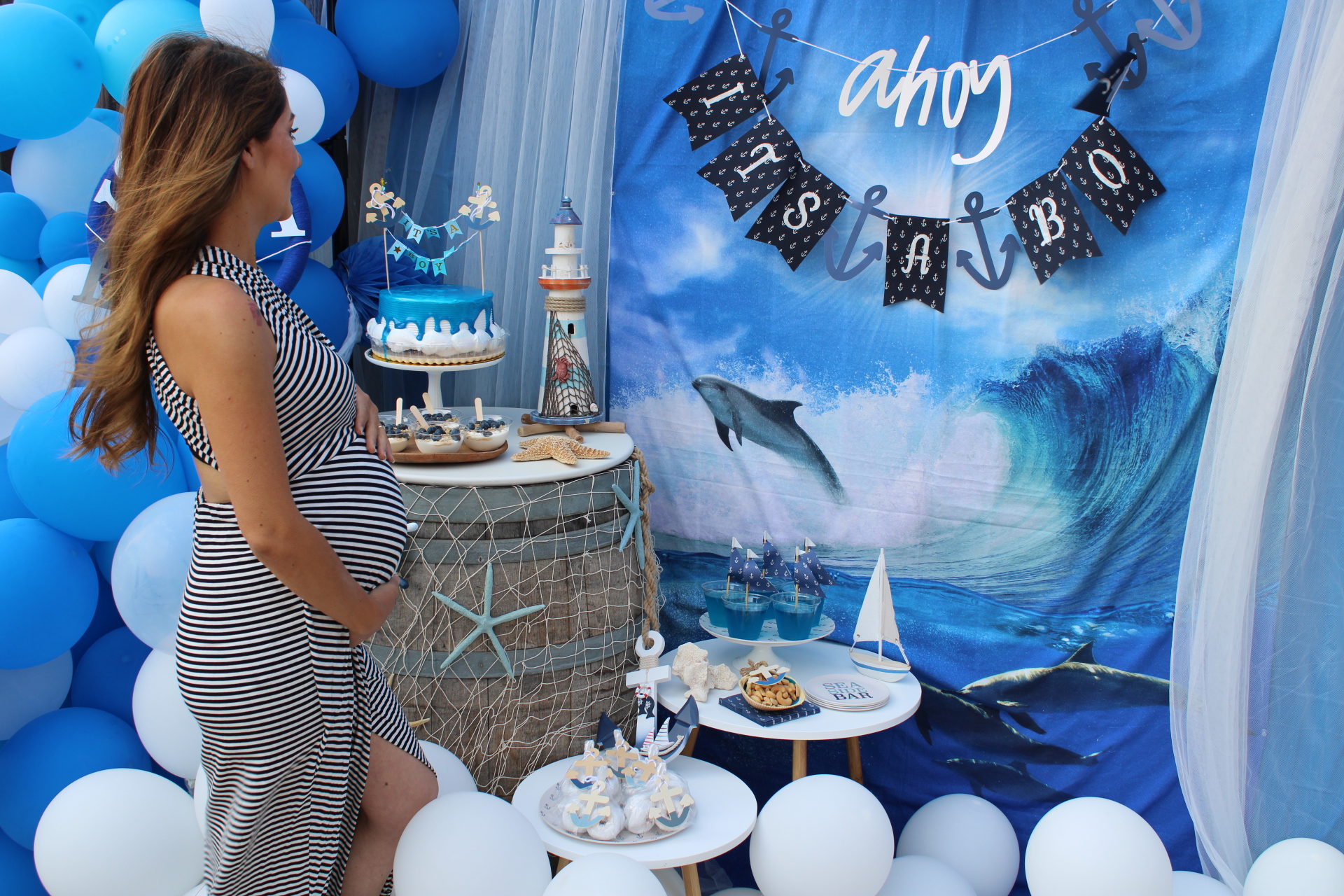 Ahoy its a Boy! Nautical Baby Shower - Party Design, Styling and
