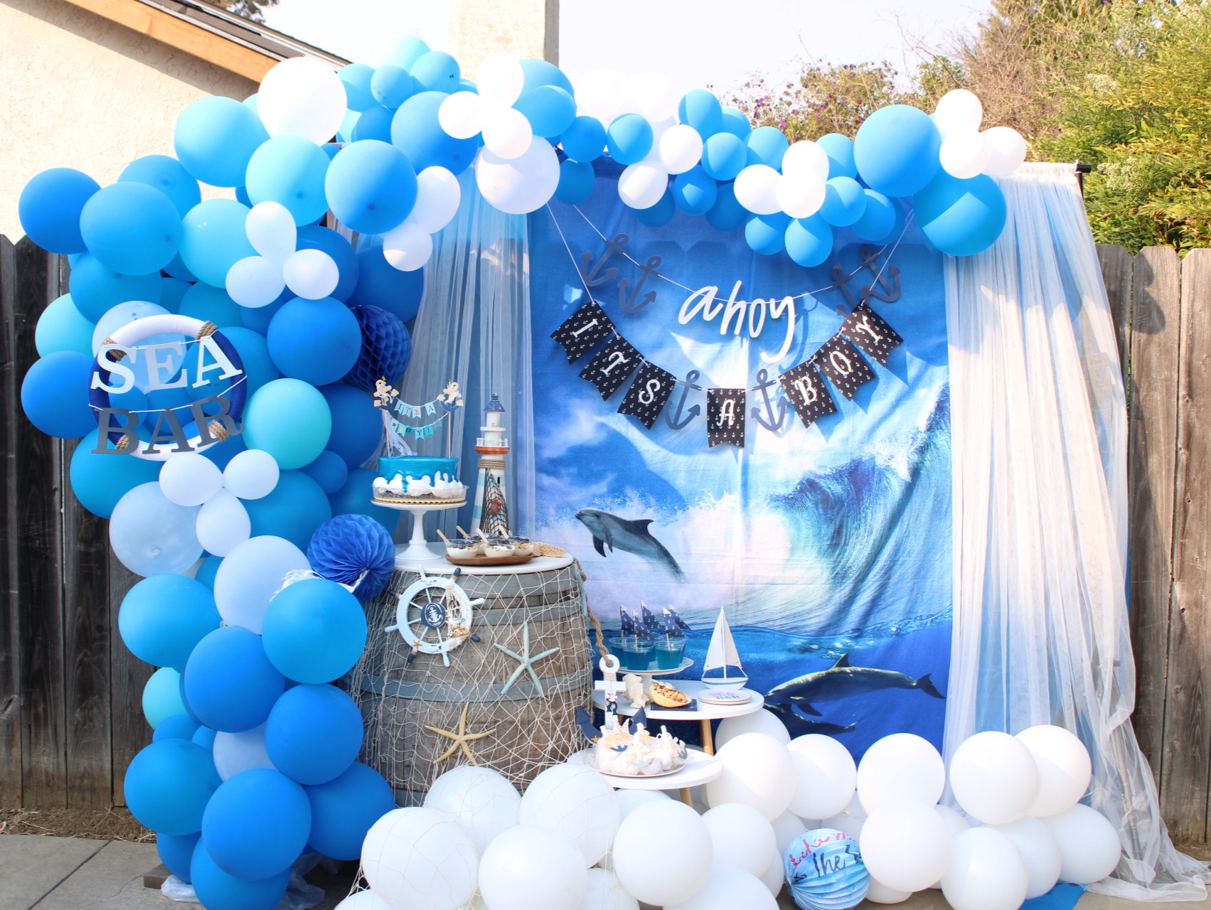 Ahoy Its A Boy Nautical Baby Shower Party Design Styling And Decoration North Bay California