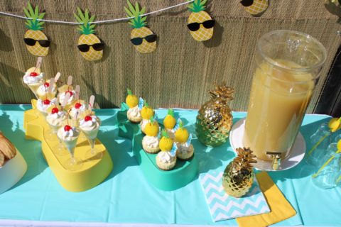 Tropical Pineapple Birthday Party! - Party Design, Styling and ...