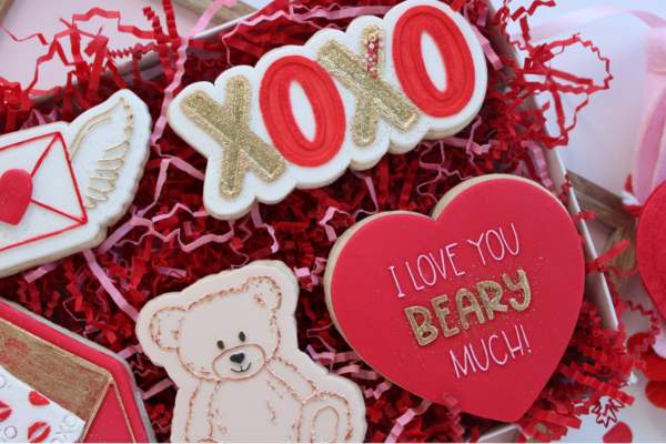 I Love You Beary Much Valentine's Day Sugar Cookies - Image 4