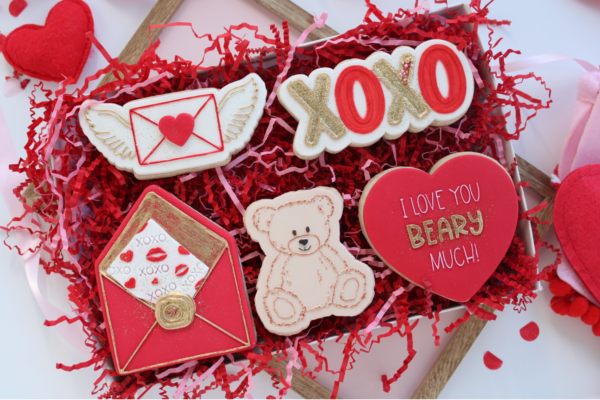 I Love You Beary Much Valentine's Day Sugar Cookies - Image 2