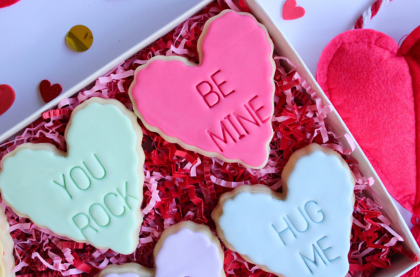 Valentine Conversation Heart Cookies - Image 4