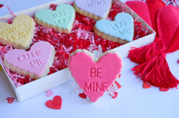 Valentine Conversation Heart Cookies - Image 3