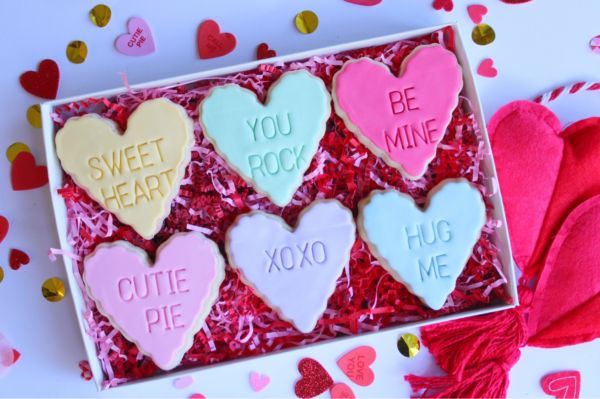 Valentine Conversation Heart Cookies - Image 2