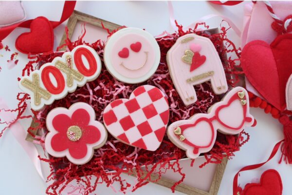 Retro Groovy Valentine's Day Cookies - Image 2