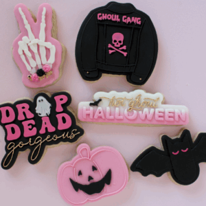 Hot Ghoul Halloween Themed Cookies