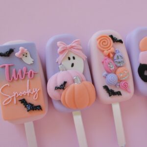 Spooky Birthday Themed Cakesicles